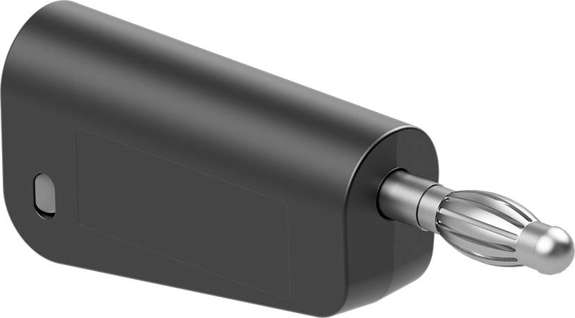 Stäubli LQ-4N-30 Laborstecker Stecker Stift-Ø: 4mm Schwarz 1St.
