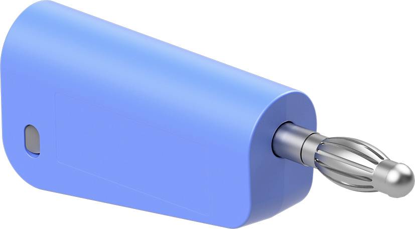 Stäubli LQ-4N-30 Laborstecker Stecker Stift-Ø: 4mm Blau 1St.