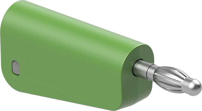 Stäubli LQ-4N-39 Laborstecker Stecker Stift-Ø: 4mm Grün