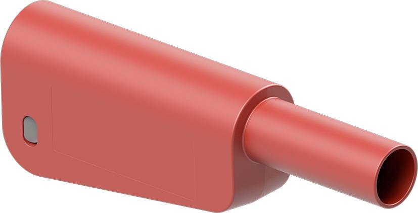 Stäubli SLQ-4N-46 Sicherheits-Lamellenstecker Stecker Stift-Ø: 4 mm Rot 1 St.