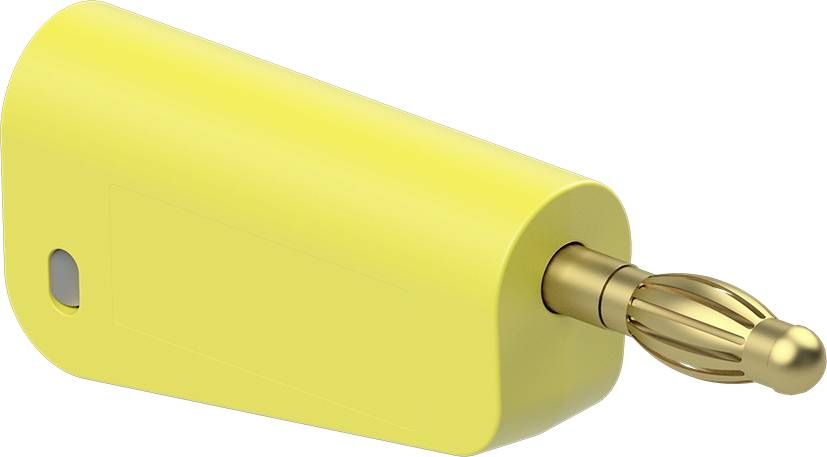 Stäubli LQ-4A-39 Laborstecker Stecker Stift-Ø: 4mm Gelb