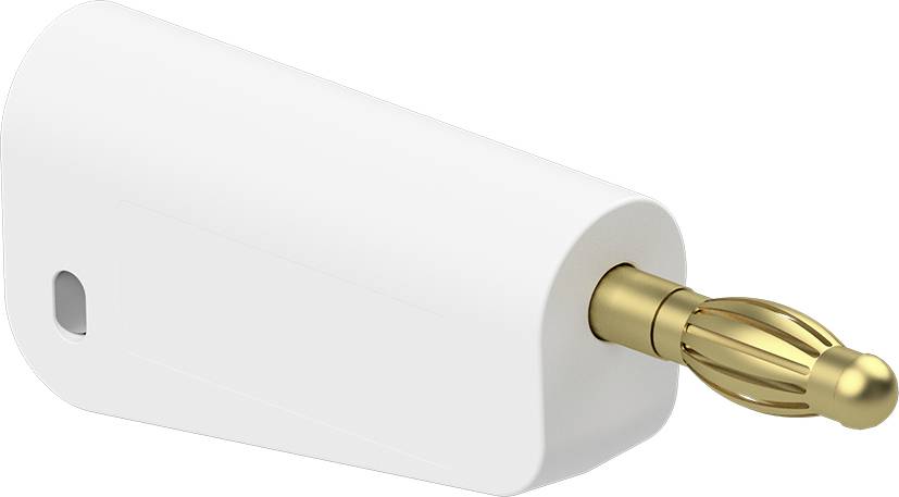 Stäubli LQ-4A-39 Laborstecker Stecker Stift-Ø: 4mm Weiß