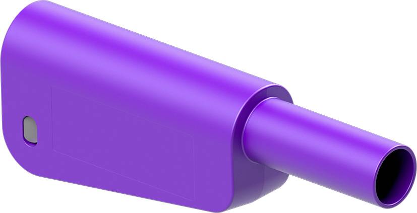Stäubli SLQ-4A-46 Sicherheits-Lamellenstecker Stecker Stift-Ø: 4mm Violett