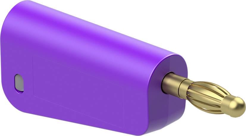 Stäubli LM-4A-39 Lamellenstecker Stecker Stift-Ø: 4mm Violett