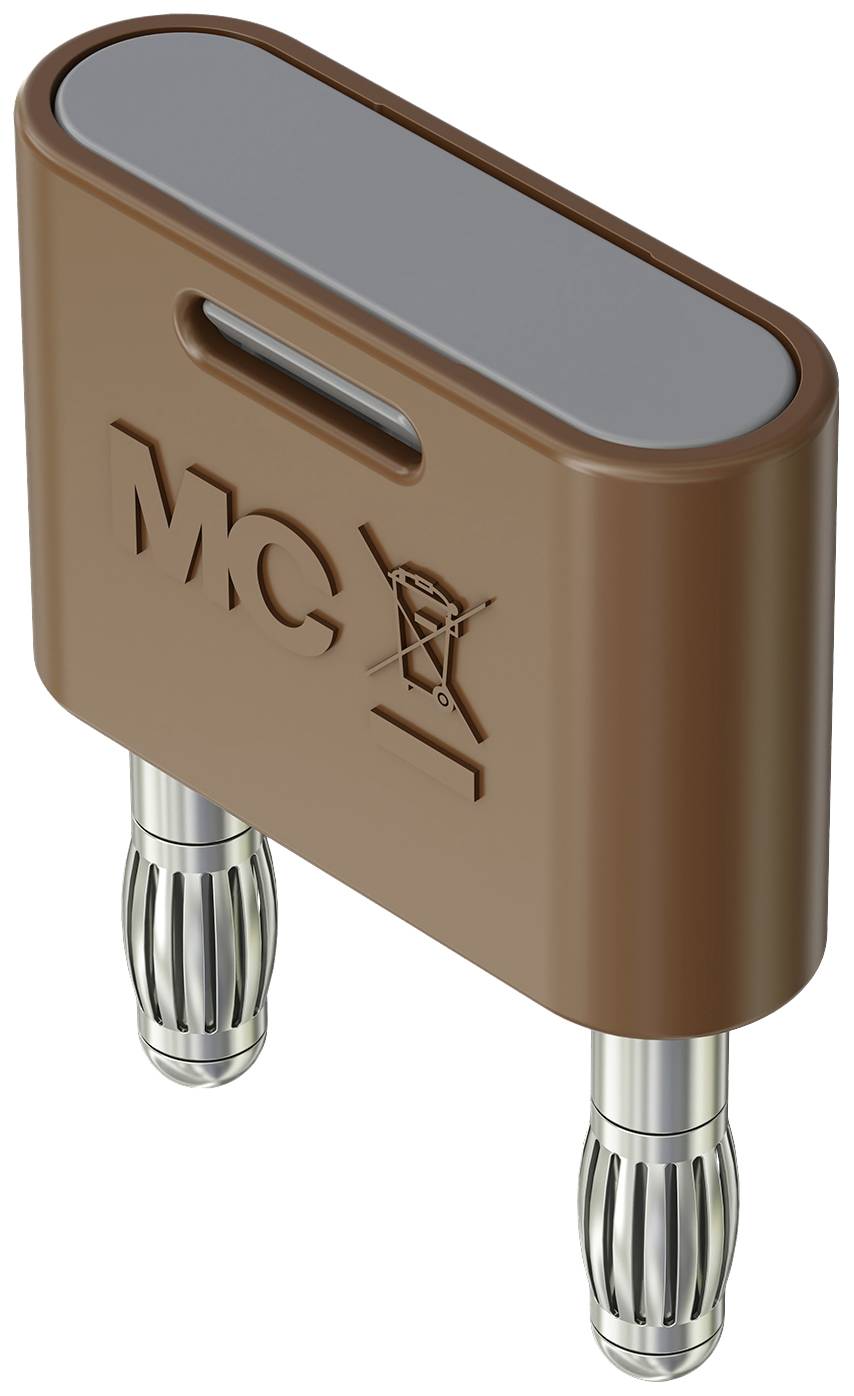 Stäubli KS-4N-19 Verbindungsstecker Braun Stift-Ø: 4 mm Stiftabstand: 19 mm 1 St.