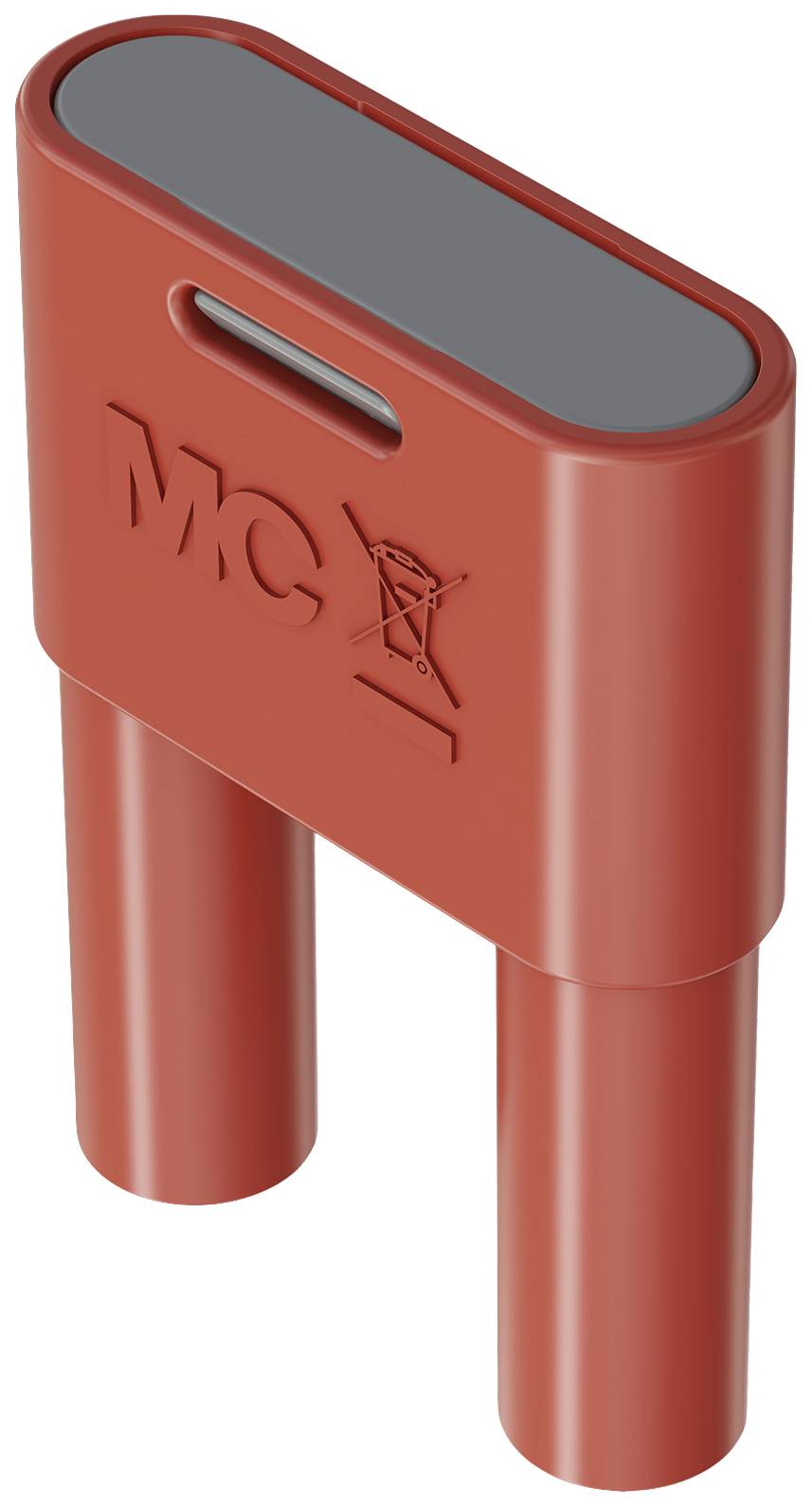 Stäubli SKS-4N-19 Verbindungsstecker Rot Stift-Ø: 4 mm Stiftabstand: 19 mm 1 St.