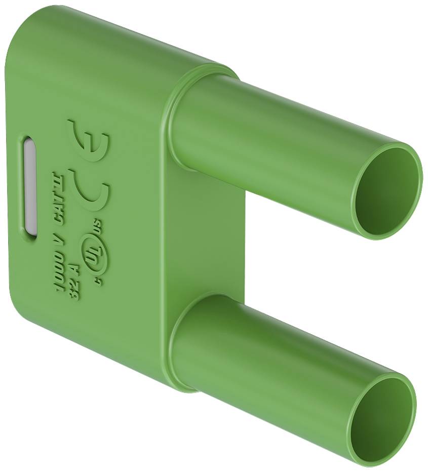 Stäubli SKS-4N-19 Verbindungsstecker Grün Stift-Ø: 4mm Stiftabstand: 19mm 1St.