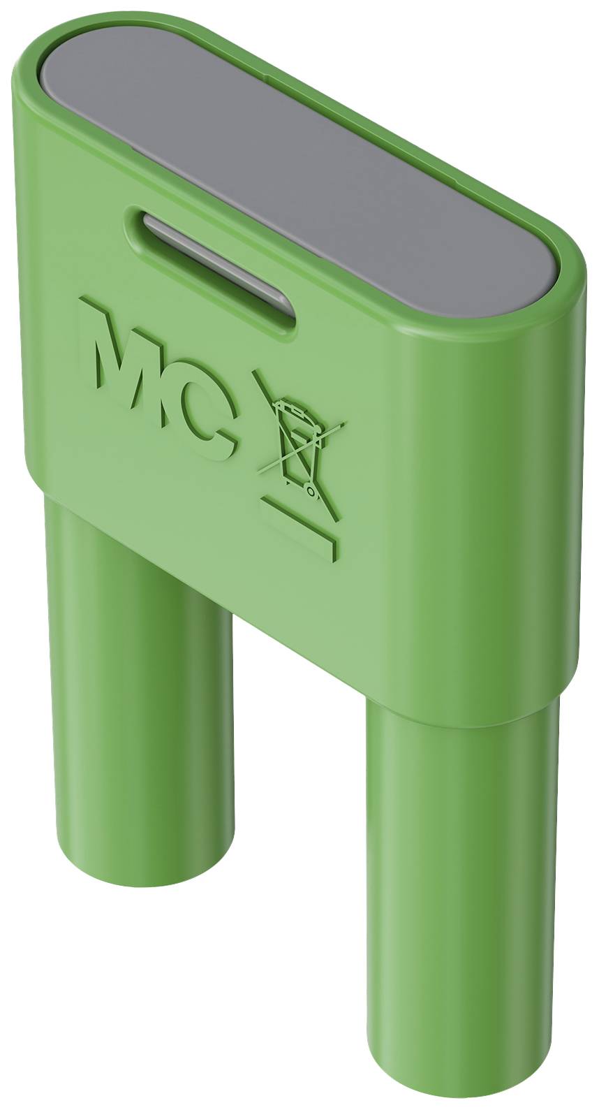 Stäubli SKS-4N-19 Verbindungsstecker Grün Stift-Ø: 4mm Stiftabstand: 19mm 1St.