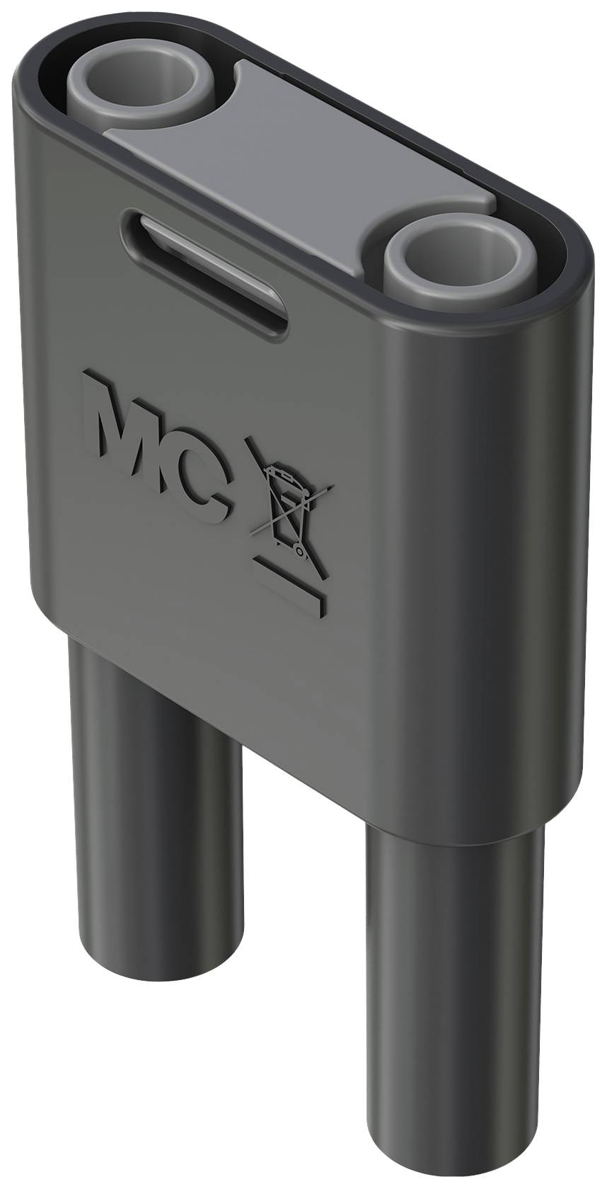 Stäubli SKS2-4N-19 Verbindungsstecker Schwarz Stift-Ø: 4mm Stiftabstand: 19mm 1St.