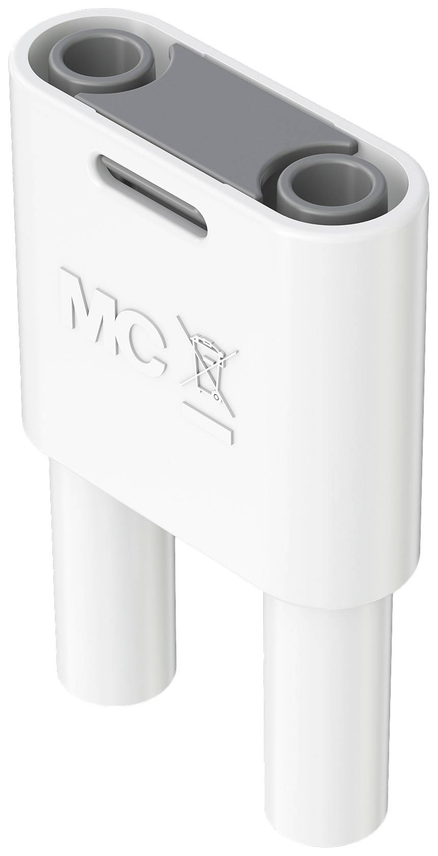 Stäubli SKS2-4N-19 Verbindungsstecker Weiß Stift-Ø: 4mm Stiftabstand: 19mm 1St.