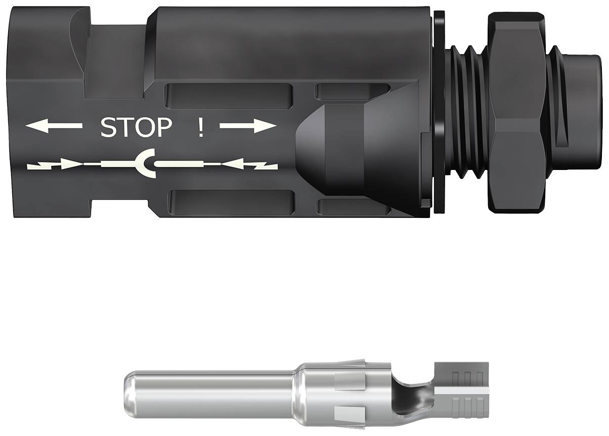 Stäubli MC4 32.0079P0001-UR PV-ADSP4-S2/6 Schwarz Inhalt