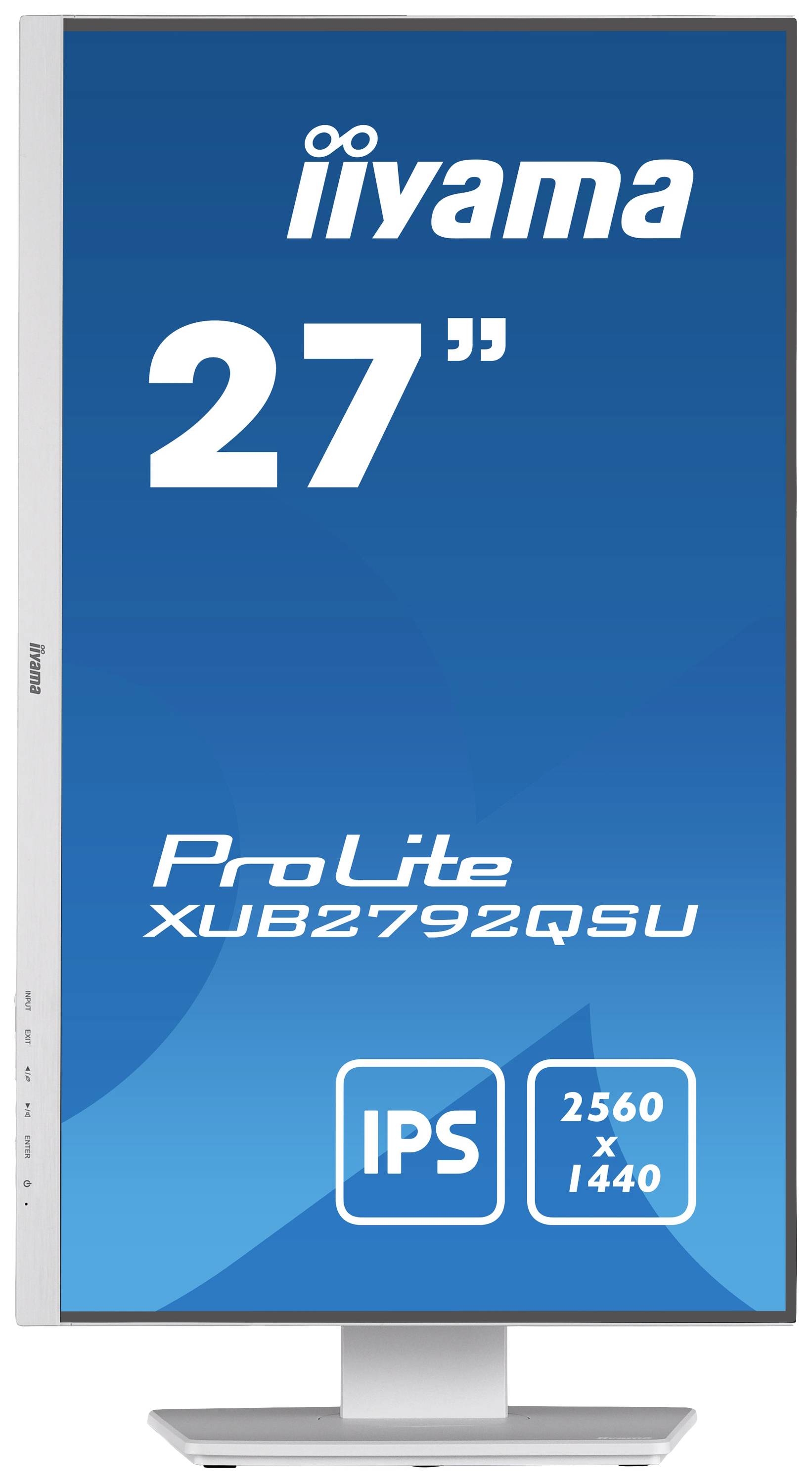 Iiyama PROLITE XUB2792QSU-W5 LED-Monitor EEK E (A - G) 68.6cm (27 Zoll) 2560 x 1440 Pixel 16:9 5 ms DVI, HDMI®, DisplayPort, USB