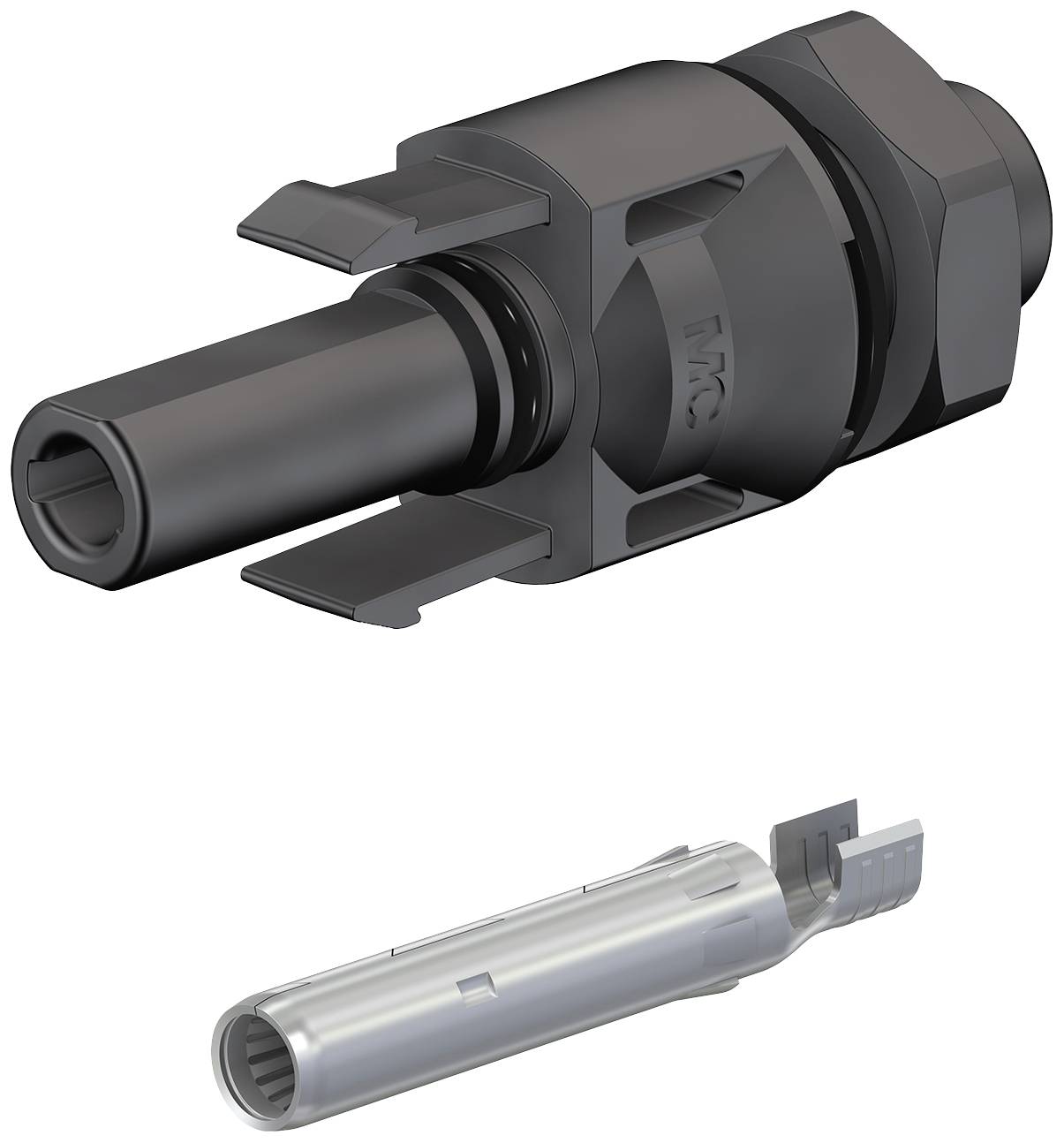 Stäubli MC4 32.0076P0001-UR PV-ADBP4-S2/2,5 Schwarz Inhalt: 1St.