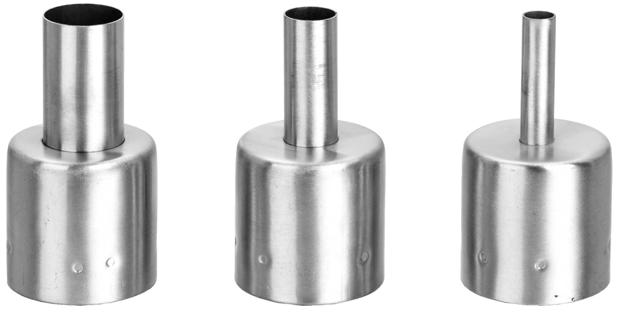 TOOLCRAFT ZD-8908HT1 + ZD-8908HT2 + ZD-8908HT3 Heißluftdüse Rundform Spitzen-Größe 5 mm, 8 mm, 12mm Spitzen-Länge 22.5mm Inhalt