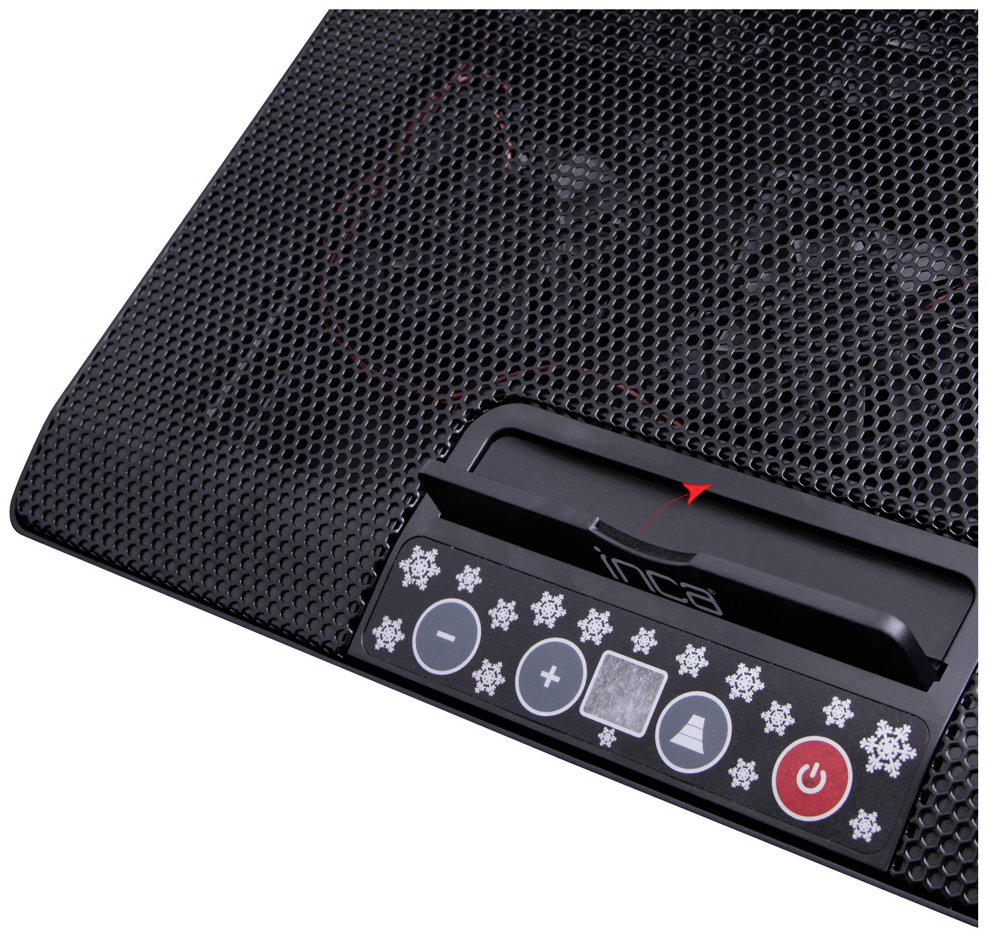 INCA INC-601GMS Notebook-Ständer mit Kühlfunktion USB-Hub-Funktion