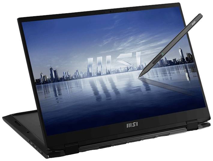 MSI 2-in-1 Notebook / Tablet Summit E16 Flip A13VET-079 40.6 cm (16 Zoll) QHD+ Intel® Core™ i7 i7-1360P 16 GB RAM 2 TB SSD Deutsch, QWERTZ