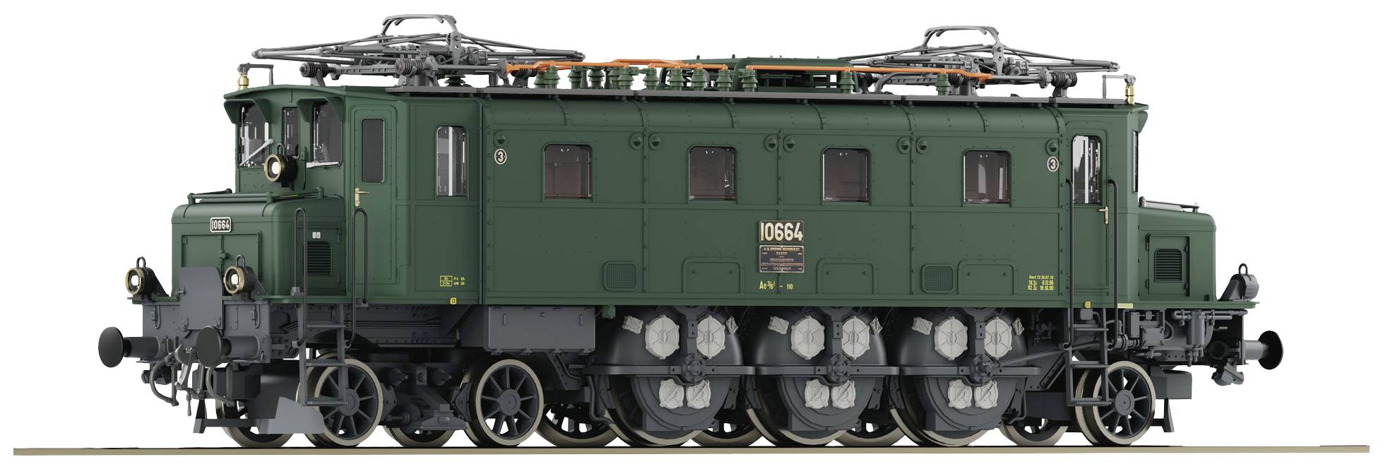 Roco 70091 H0 Elektrolokomotive Ae 3/6ˡ 10664 der SBB