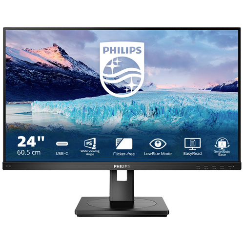 Philips 243S1/00 LED-Monitor EEK D (A - G) 108cm (42.5 Zoll) 16:9 4 ms HDMI®, DisplayPort, USB-C®, Kopfhörer (3.5mm Klinke) VA LCD
