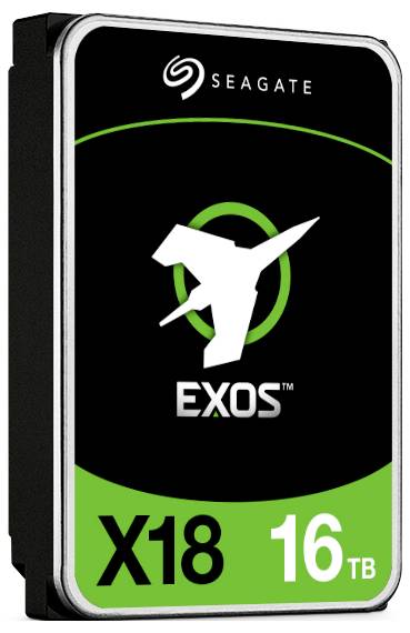 Seagate Exos X18 16TB Interne Festplatte 8.9cm (3.5 Zoll) SATA III ST16000NM000J Bulk