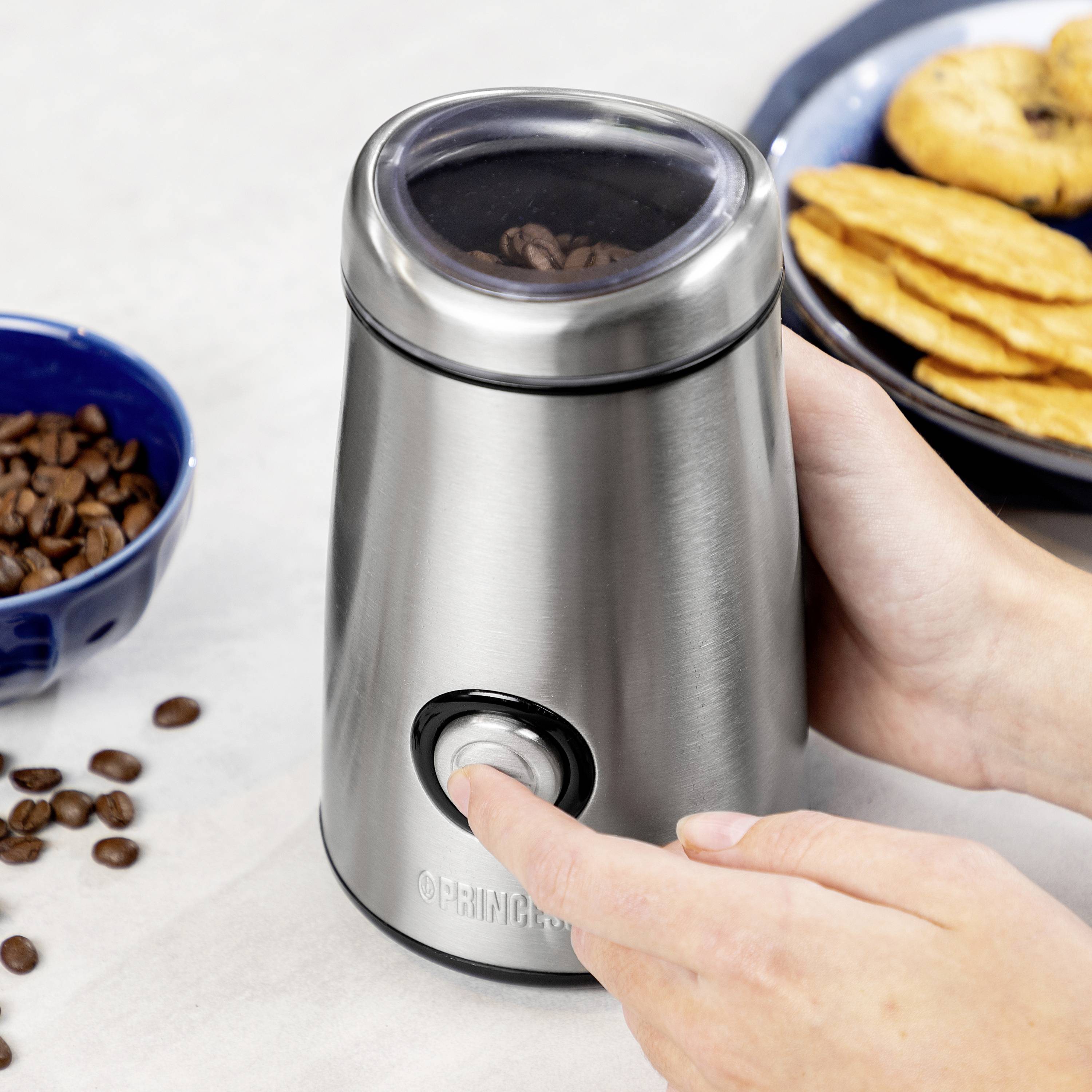 Princess Deluxe 01.242196.01.001 Kaffeemühle Silber