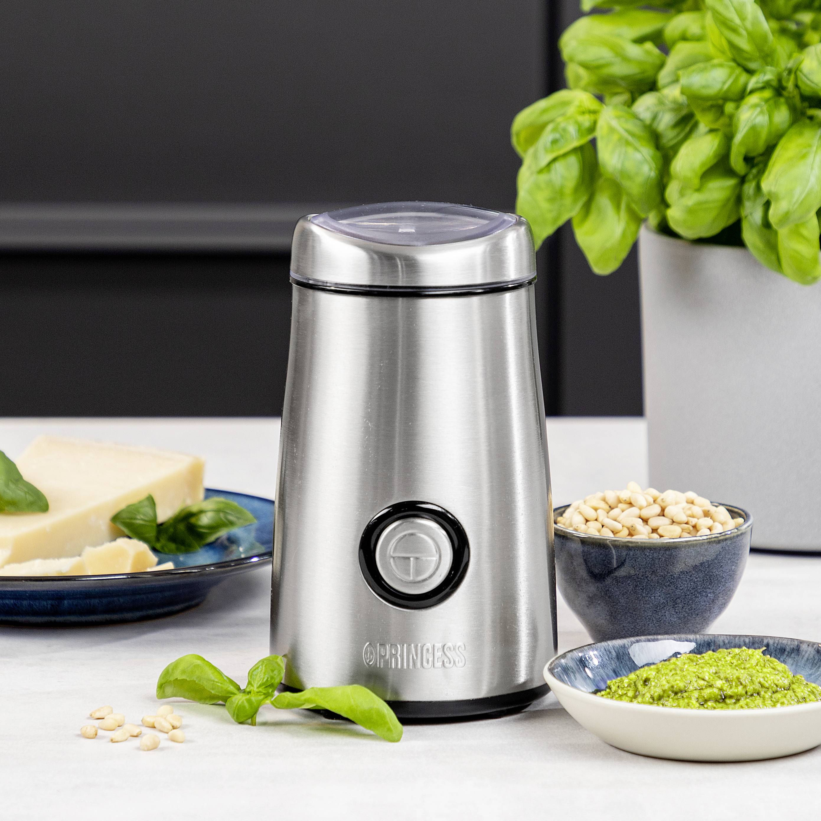Princess Deluxe 01.242196.01.001 Kaffeemühle Silber