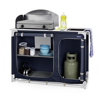 Campart Travel Camping-Küchen-Regal Polyester, Aluminium KI-0753 Alicante Campart Travel Camping-Küchen-Regal Polyester, Aluminium KI-0753 Alicante