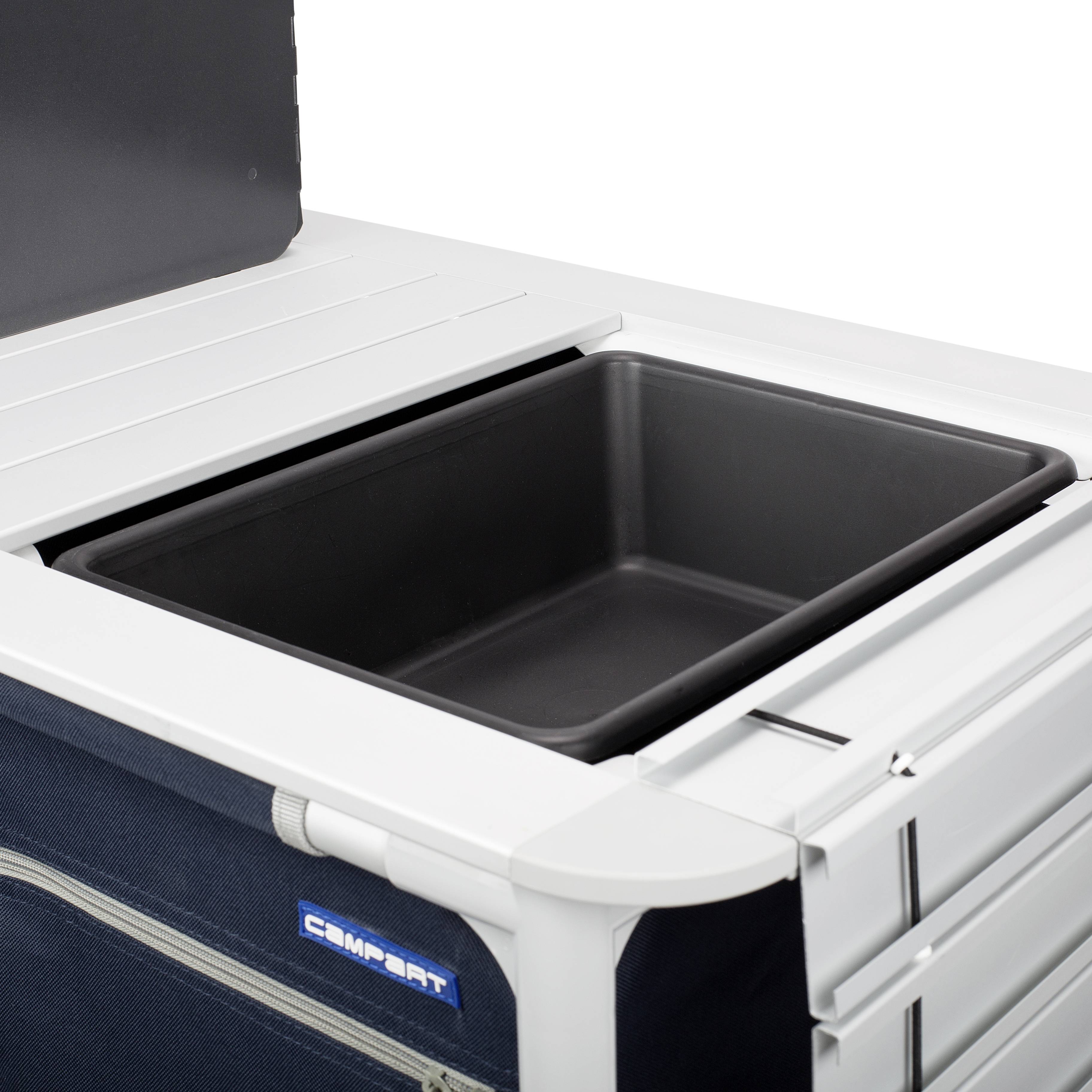 Campart Travel Camping-Küchen-Regal Polyester, Aluminium KI-0753 Alicante