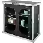 Campart Travel Camping-Küchen-Regal Polyester, Aluminium KI-0758 Toledo Campart Travel Camping-Küchen-Regal Polyester, Aluminium KI-0758 Toledo