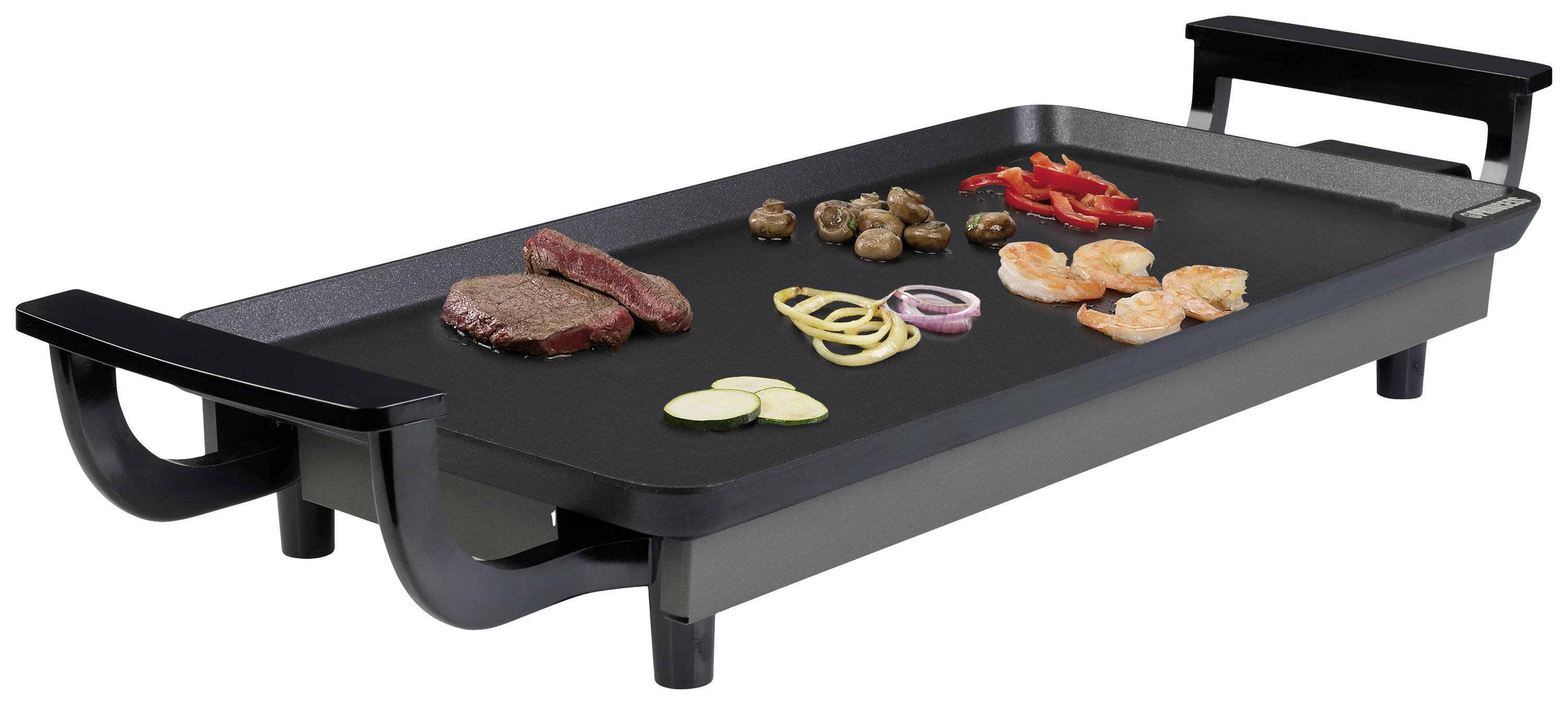 Princess Economy Table Chef Elektro Grillplatte Antihaftbeschichtung, BPA-frei, Kontrollleuchte Schwarz