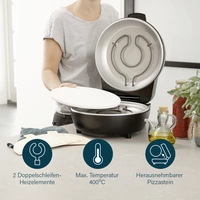 Princess Oven Pro Pizzaofen Kontrollleuchte, Timerfunktion, Cool-Touch-Gehäuse Princess Oven Pro Pizzaofen Kontrollleuchte, Timerfunktion, Cool-Touch-Gehäuse