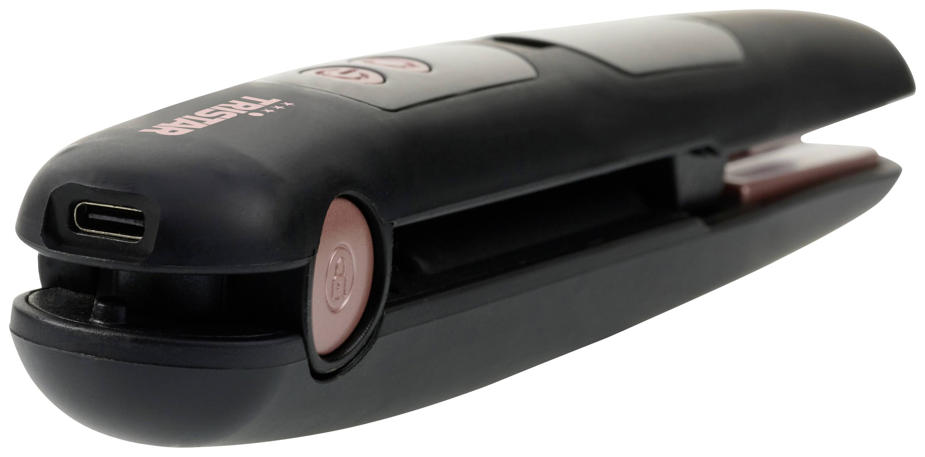 Tristar HD-2501 Glätteisen Schwarz, Roségold
