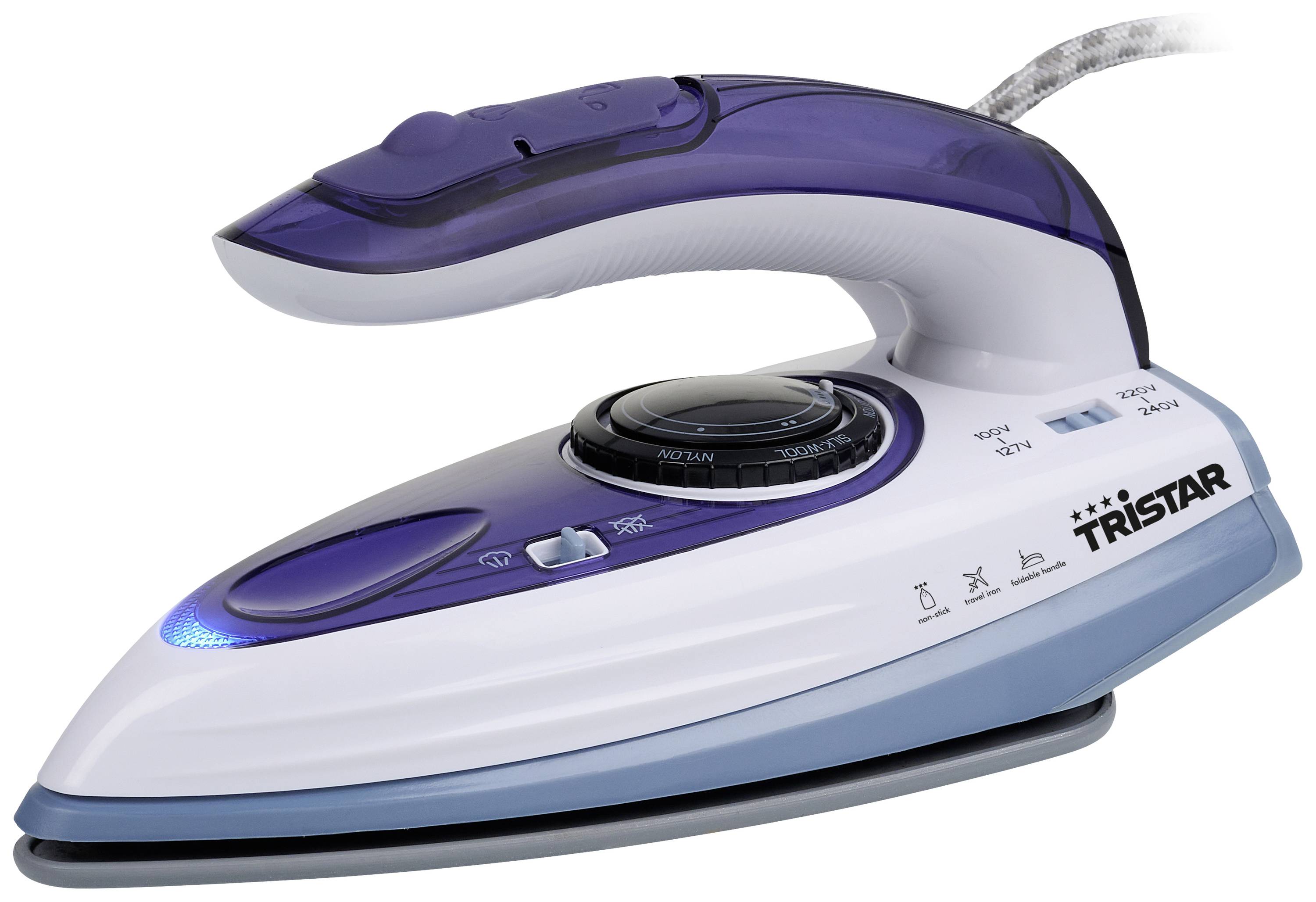 Tristar ST-8152 Dampfbügeleisen Weiß, Blau 1000 W