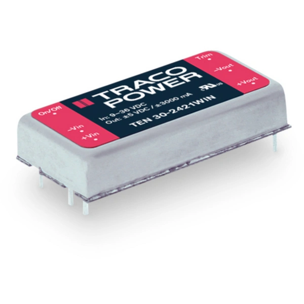 TracoPower TEN 30-2413WIN DC/DC-Wandler, Print 24 V/DC 15 V/DC 2 A 30 W Anzahl Ausgänge: 1 x Inhalt TracoPower TEN 30-2413WIN DC/DC-Wandler, Print 24 V/DC 15 V/DC 2 A 30 W Anzahl Ausgänge: 1 x Inhalt