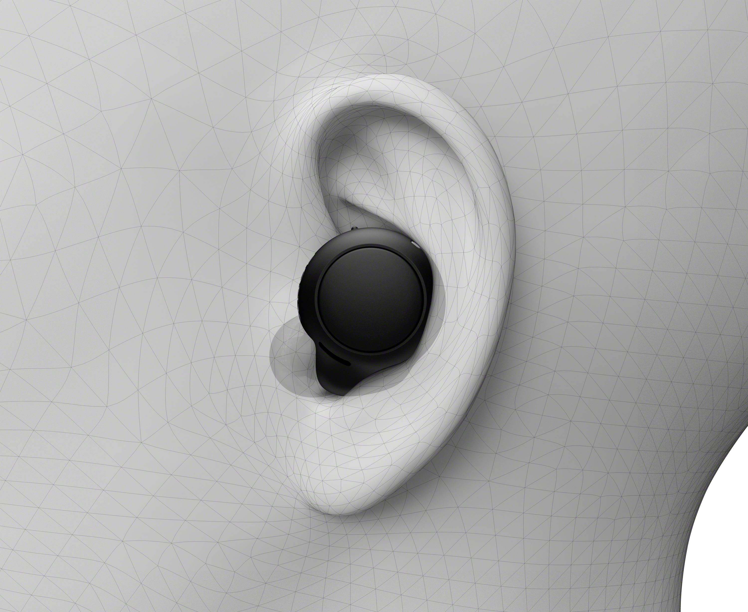 Sony WF-C500 In Ear Kopfhörer Bluetooth® Stereo Schwarz Wasserabweisend, Schweißresistent DJ