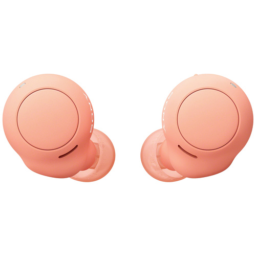 Sony WF-C500 DJ In Ear Kopfhörer Bluetooth® Stereo Orange Wasserabweisend, Schweißresistent