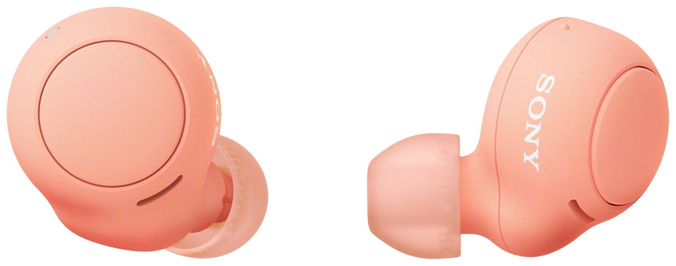 Sony WF-C500 In Ear Kopfhörer Bluetooth® Stereo Orange Wasserabweisend, Schweißresistent DJ