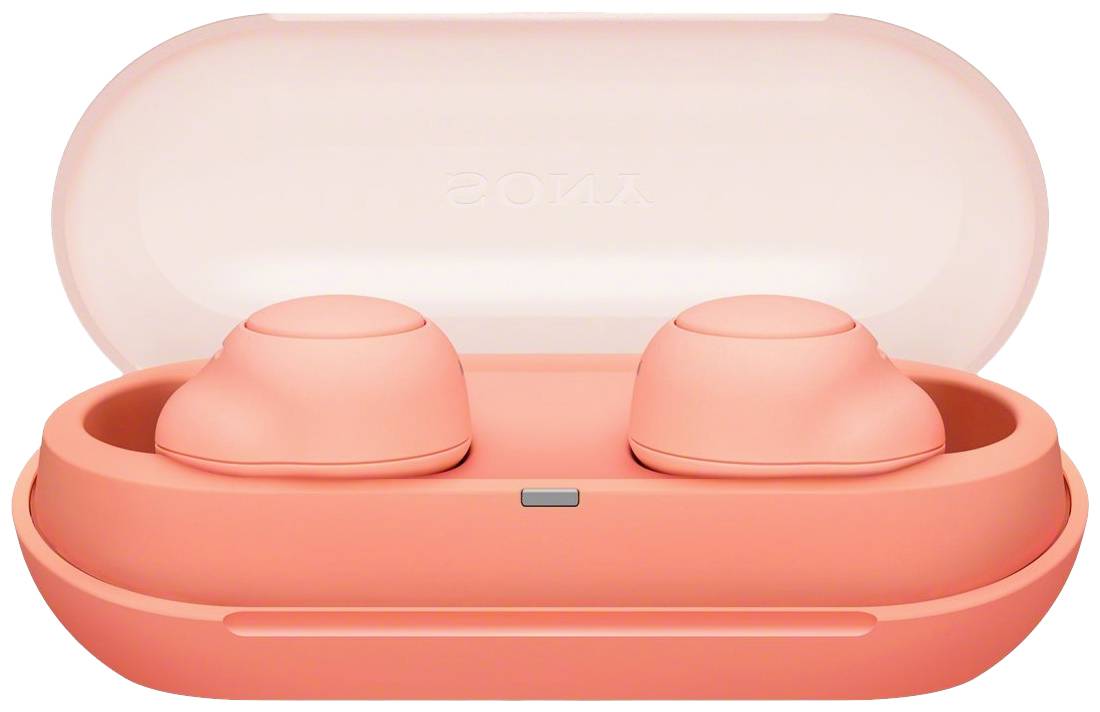 Sony WF-C500 In Ear Kopfhörer Bluetooth® Stereo Orange Wasserabweisend, Schweißresistent DJ