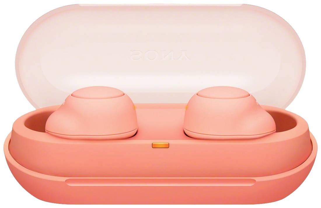 Sony WF-C500 In Ear Kopfhörer Bluetooth® Stereo Orange Wasserabweisend, Schweißresistent DJ