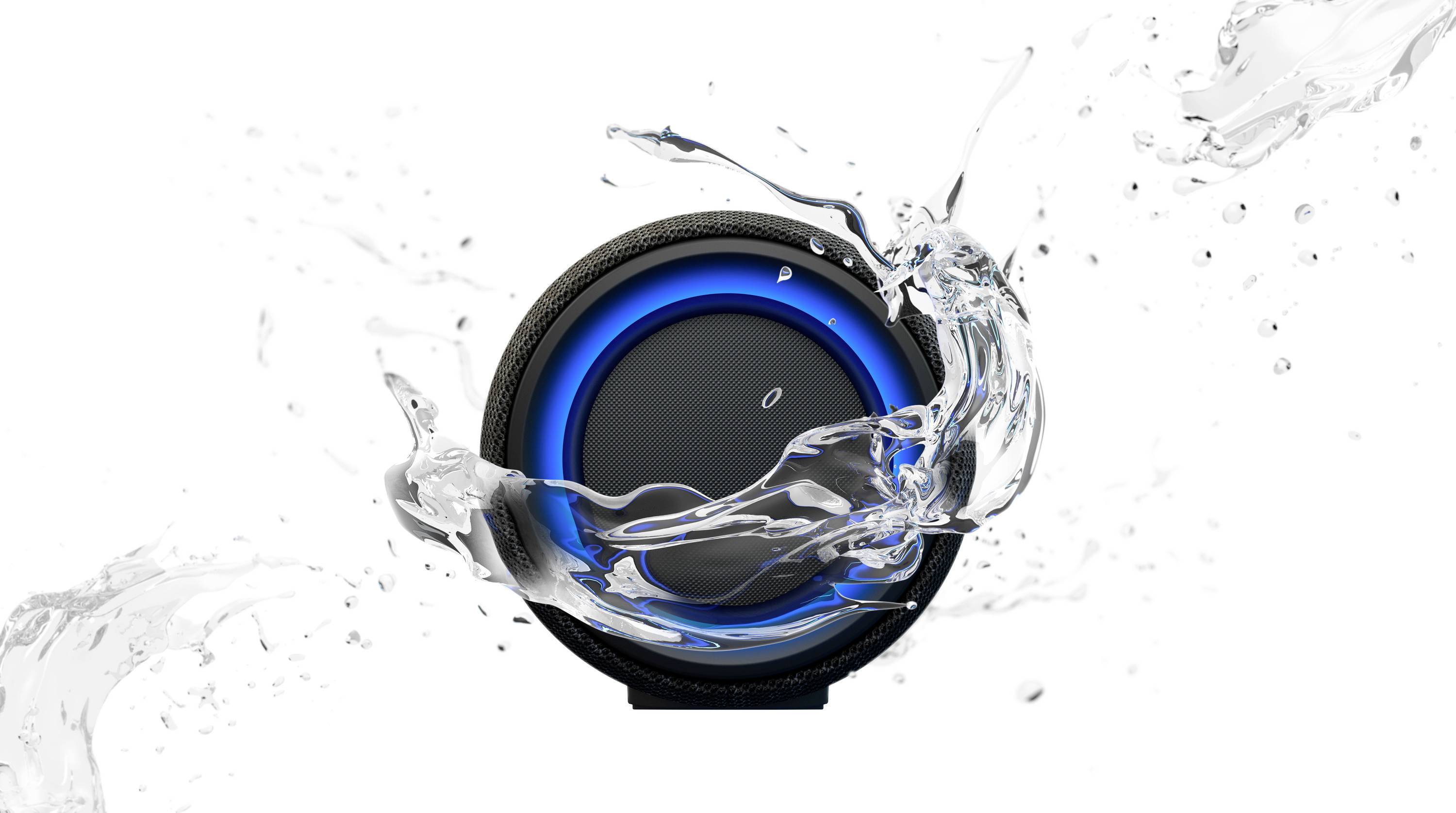 Sony XG300 Bluetooth® Lautsprecher AUX, Wasserfest, staubfest, USB, tragbar Schwarz