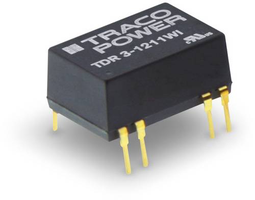 TracoPower TDR 3-1213WI DC/DC-Wandler, Print 12 V/DC 15 V/DC 200 mA 3 W Anzahl Ausgänge: 1 x Inhalt