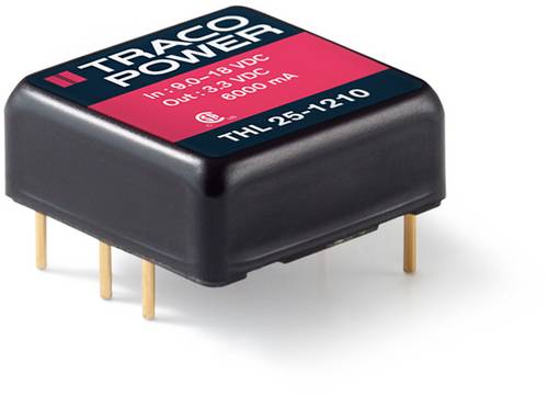 TracoPower THL 25-1211 DC/DC-Wandler, Print 12 V/DC 5.1 V/DC 5 A 25 W Anzahl Ausgänge: 1 x Inhalt 1
