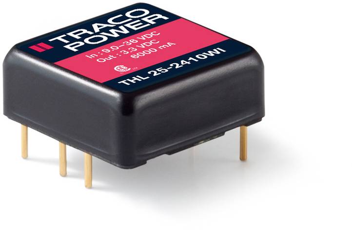TracoPower THL 25-2413WI DC/DC-Wandler, Print 24 V/DC 15 V/DC 1.67A 25W Anzahl Ausgänge: 1 x Inhalt 1St.