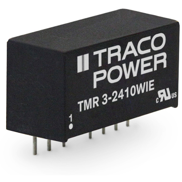 TracoPower TMR 3-2412WIE DC/DC-Wandler, Print 24 V/DC 12 V/DC 250mA 3W Anzahl Ausgänge: 1 x Inhalt 10St.