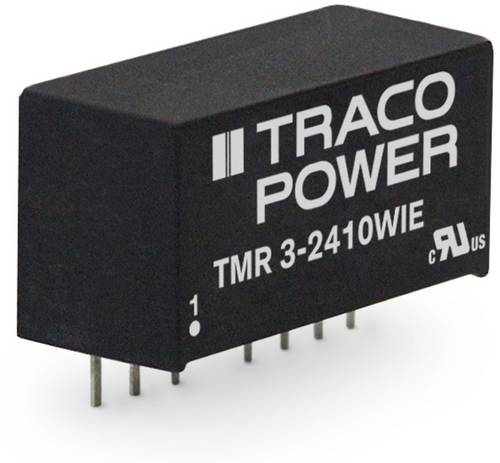 TracoPower TMR 3-4821WIE DC/DC-Wandler, Print 48 V/DC 5 V/DC, -5 V/DC 300 mA 3 W Anzahl Ausgänge: 2