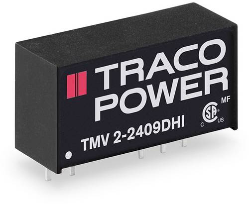 Tracopower Tmv 2-1509SHI Dc/Dc-Wandler, Print 15 V/Dc 9 V/Dc 222 Ma 1 W Anzahl AusgäNge: 1 X Inhalt-image