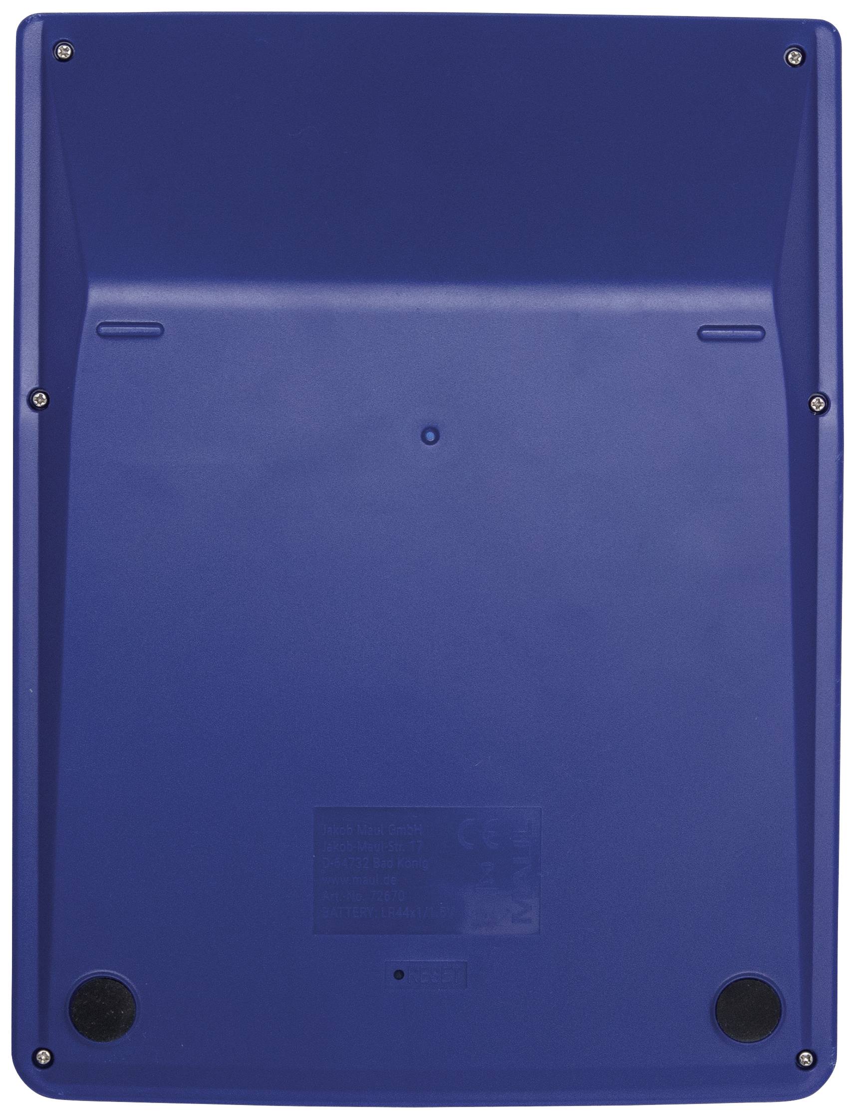 Maul MXL 12 Tischrechner Hellblau Display (Stellen): 12 batteriebetrieben, solarbetrieben (B x H x T) 155 x 205 x 35 mm