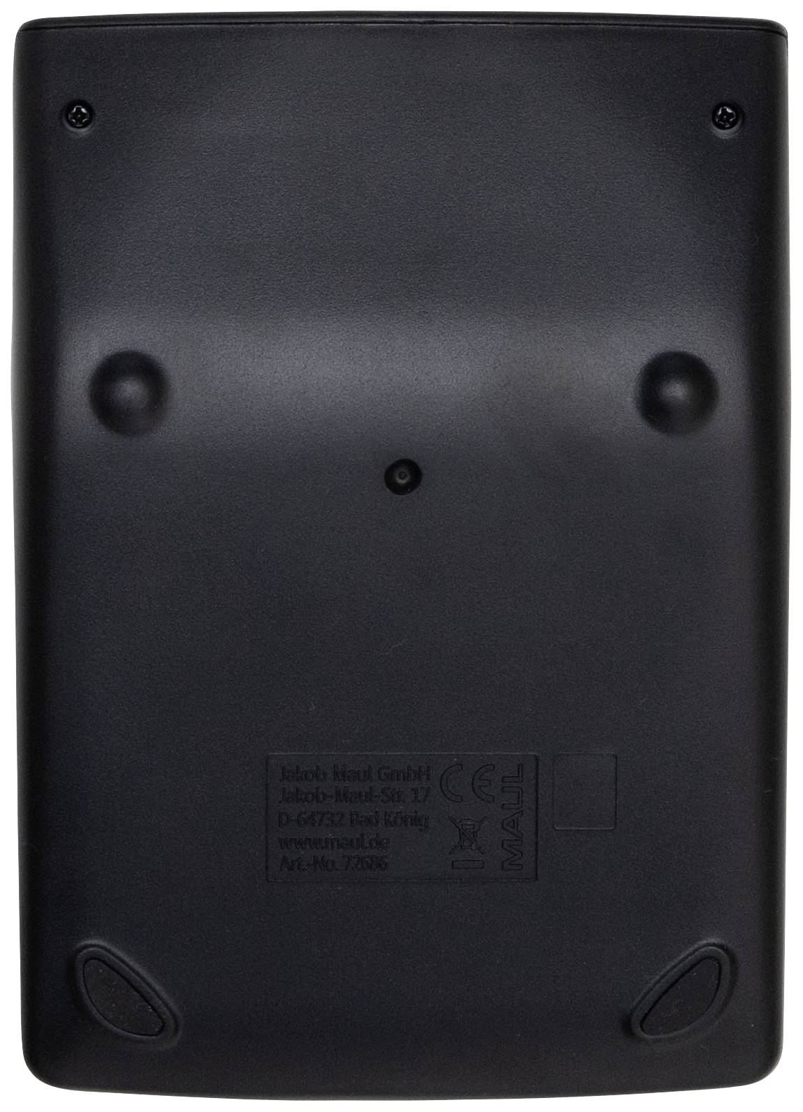 Maul ECO 650 Taschenrechner Schwarz Display (Stellen): 12solarbetrieben (B x H x T) 104 x 146 x 33mm