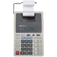 Maul MPP 32 Tischrechner Grau Display (Stellen): 12 batteriebetrieben, netzbetrieben (B x H x T) 147 x 226 x 68mm Maul MPP 32 Tischrechner Grau Display (Stellen): 12 batteriebetrieben, netzbetrieben (B x H x T) 147 x 226 x 68mm