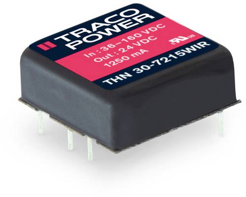 TracoPower THN 30-7225WIR DC/DC-Wandler, Print 24 V/DC 9 V/DC 625 mA 30 W Anzahl Ausgänge: 2 x Inha