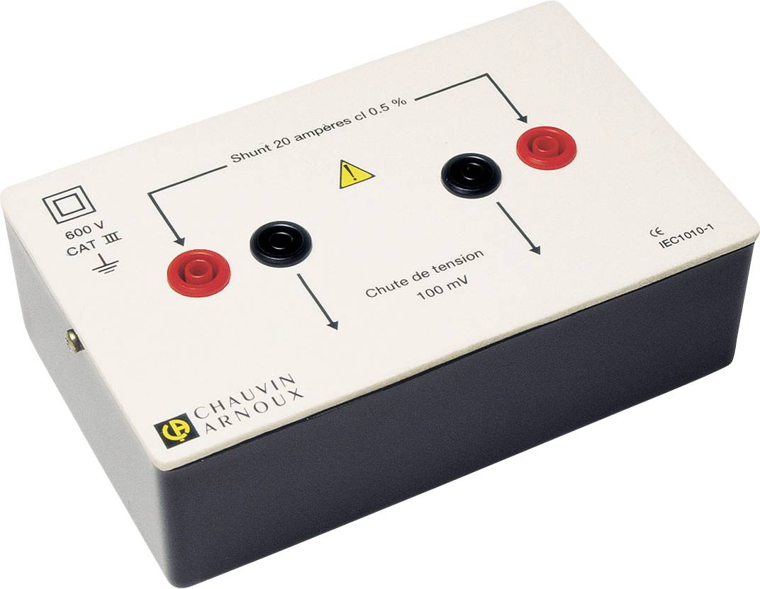 Chauvin Arnoux Messstrom 20A Spannungsabfall (num) 100mV Nebenwiderstand 20A - 100mV